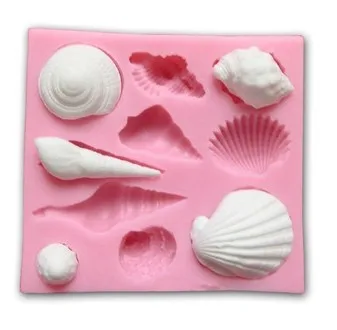Silicone Ocean Elements Shape Fondant Sugar Craft Molds DIY Cake Decorating | Дом и сад