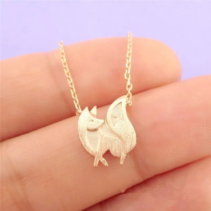 Новое модное ожерелье с маленькой лисой подвеской модные ювелирные изделия