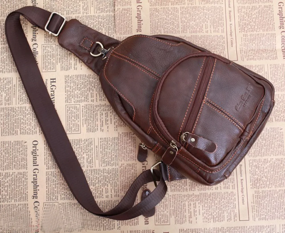 Сумка мессенджер мужская из натуральной воловьей кожи дизайнерский винтажный