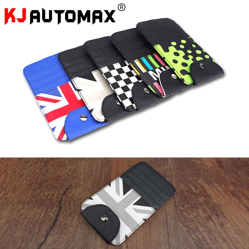 KJAUTOMAX для Mini Cooper F55 F56 F60 R55 R56 R60 R65 держатель карт зеленый цвет радуги проверки GreyJack
