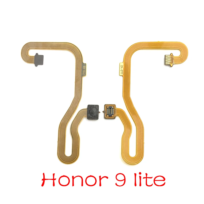Шлейф для разъема Huawei Honor 7X 8X 8 9 P10 P20 P30 Mate 10 20 lite сменный с сенсором отпечатков