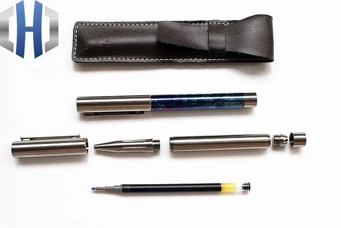 Jual Titanium Alloy EDC Pertahanan Taktis Pena Tanda Tangan Pena Serangan Pen Jendela Rusak Pen