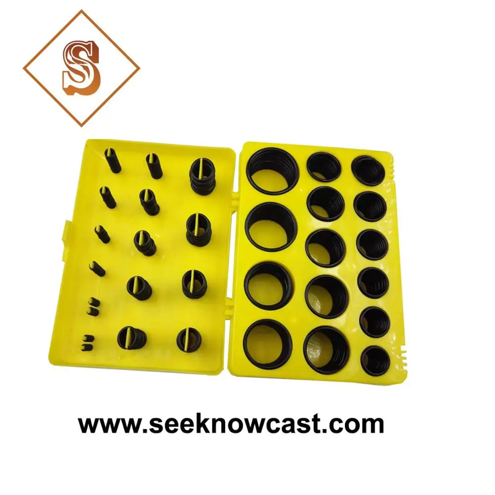 Ассортимент черных резиновых уплотнительных колец 391 шт./лот набор 30 размеров в