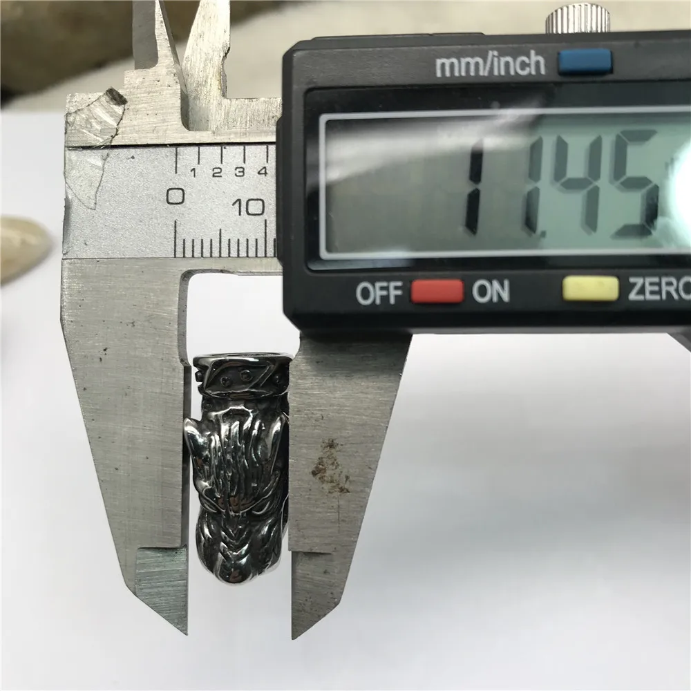 316l, нержавеющая сталь, Волчья Голова, бусины, аксессуары, металлические разделители, 4 мм, подвески, бусины, сделай сам, бисерный браслет для изготовления ювелирных изделий