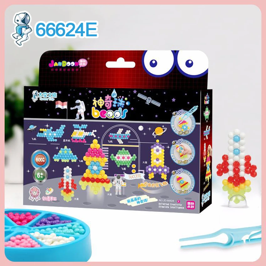 DOLLRYGA Water Beads Set jouet enfant Spray Bead 66624E Quality Guarantee knutselen kinderen juguetes Beads DIY Toys Aqua Perlen