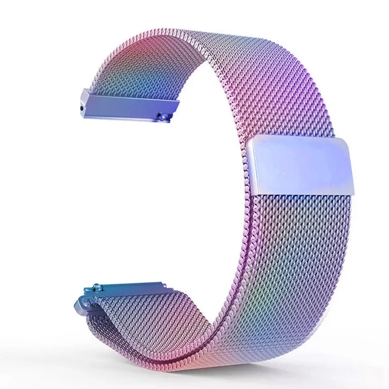 Миланская петля браслет из нержавеющей стали для huawei Watch GT 2/honor magic watch 2 Смарт-часы с магнитной пряжкой сменный Браслет