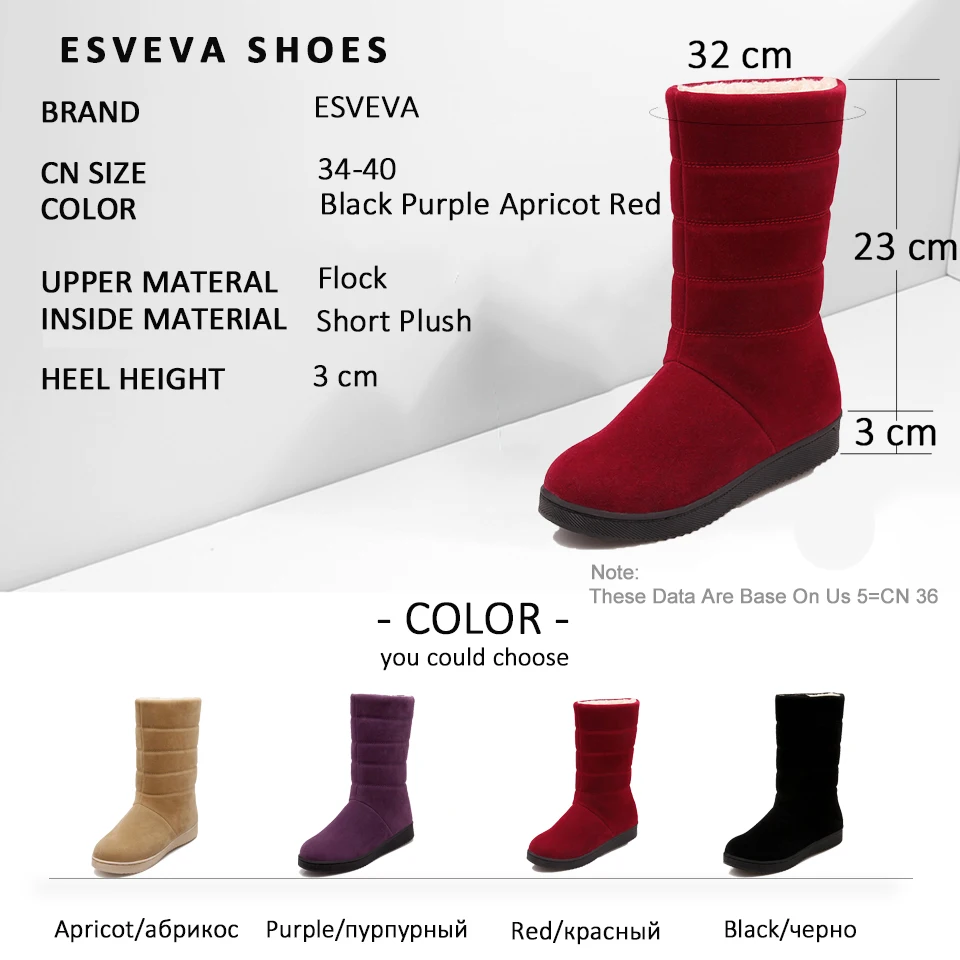 Женские сапоги ручной работы на низком каблуке ESVEVA зимние до середины икры