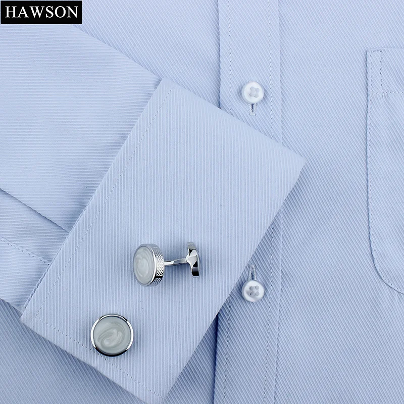 Новинка украшенная искусственными камнями красная и белая круглая запонка с