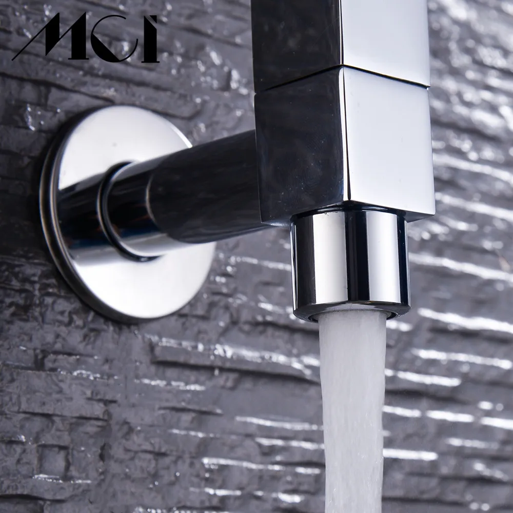 Латунный Смеситель для бассейна и сада Mci настенный квадратный кран с