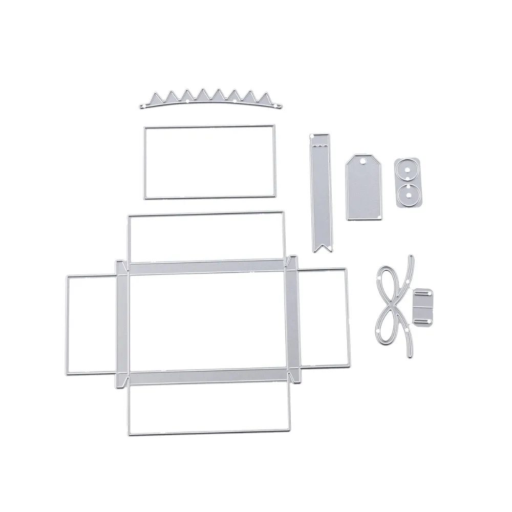 Бант кружевная рамка карточная коробка металлический трафарет для высечки