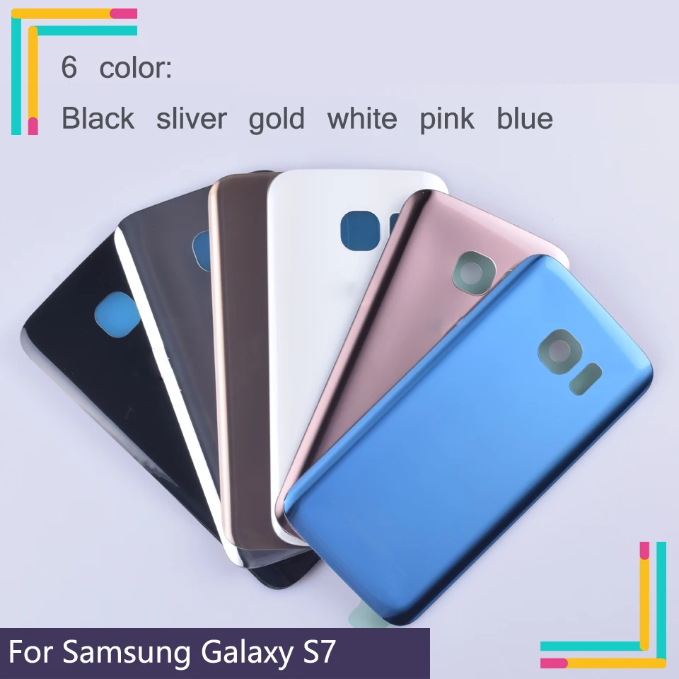 Новинка для samsung Galaxy S7 S7edge Задняя стеклянная батарея чехол Замена G930 G935 |