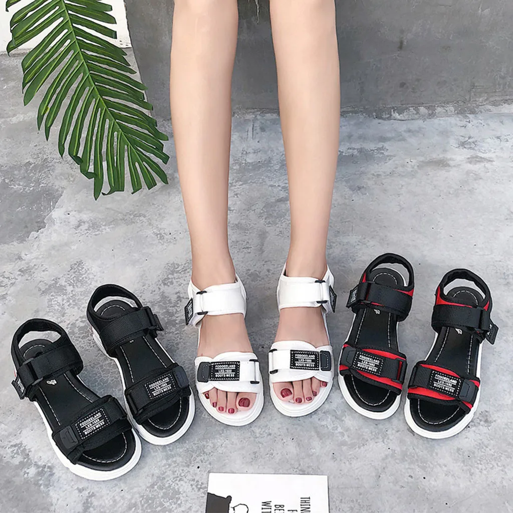 Женская обувь; коллекция года; Zapatos De Mujer; женские модные повседневные летние спортивные сандалии; обувь на толстой платформе и среднем каблуке; chaussures femme; Новинка