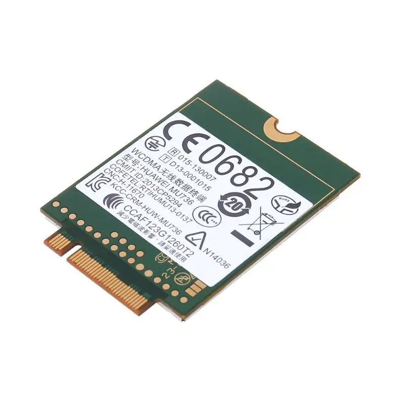 NoEnName_Null высокое качество WWAN карта NGFF M.2 беспроводной 3g для HUAWEI MU736 WCDMA HSP HSPA+ EDGE GPRS GSM модуль