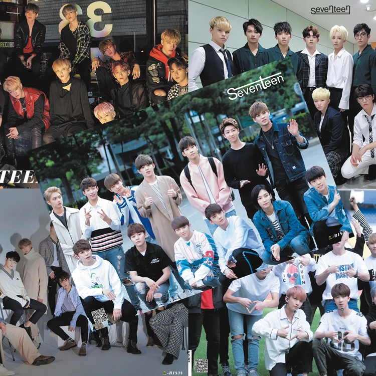 

8*(42x29cm)SEVENTEEN Posters Wall Stickers Gift KPOP around posters S.COUPS JEONGHAN JOSHUA posters