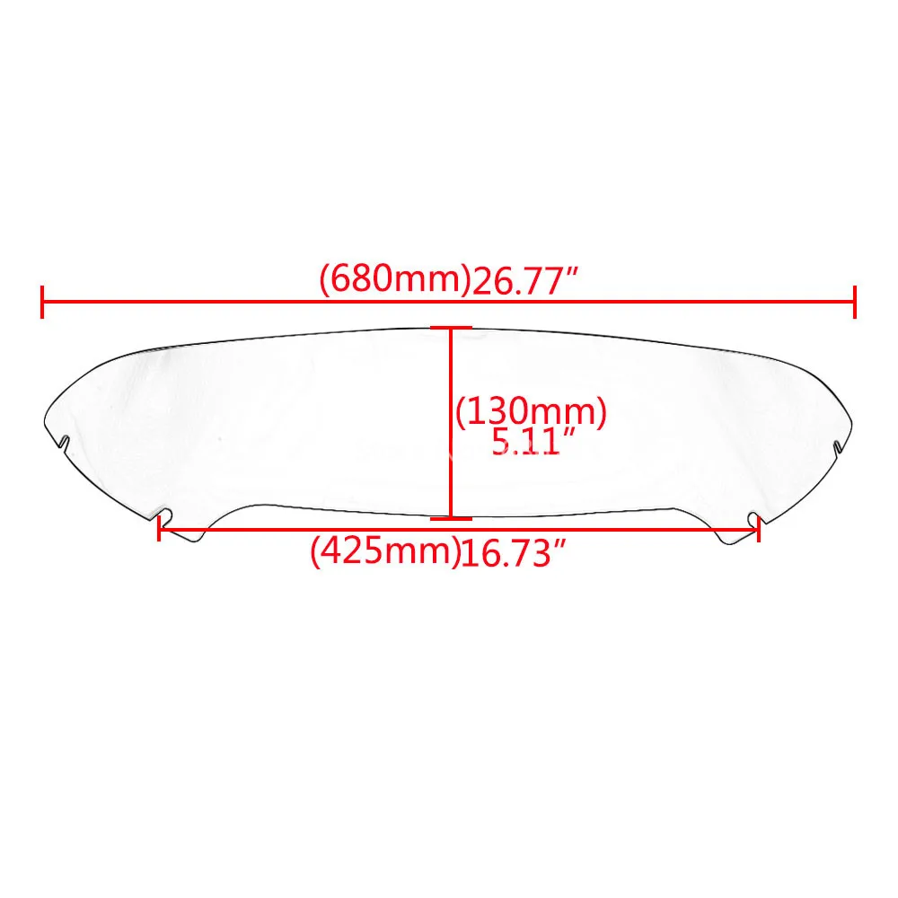 5&quot Motorcycle Gray Windshield Fits for Harley Road Glide Ultra FLTRU FLTRX 2015-2019 | Автомобили и мотоциклы