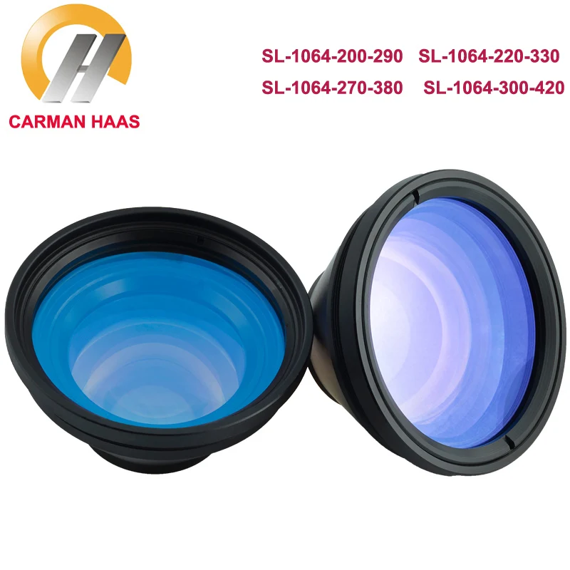 CARMANHAAS F-theta сканирующая линза полевая линза 1064nm 50x50-300x300 для 1064nm YAG волоконная лазерная маркировочная машина запчасти