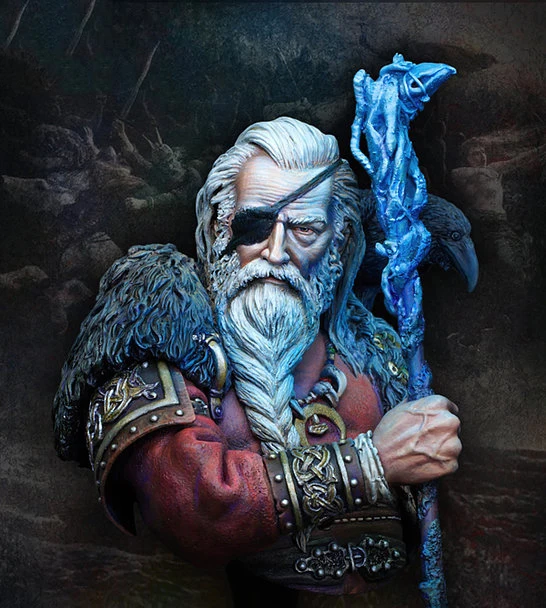 Бюст из смолы в масштабе 1/10 Odin|Наборы для сборки моделей| |
