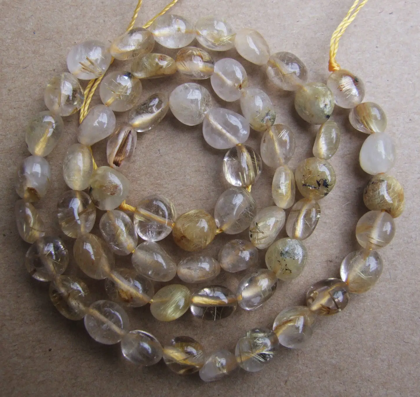 6x7mm-8x10mm натуральные камни Freeform Loose Beads 15 5&quot | Украшения и аксессуары