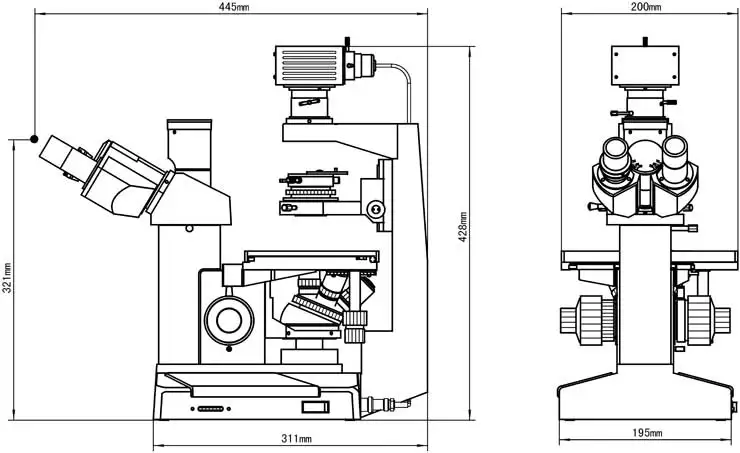 

Professional Laboratory Microscope XDS-1 Trinocular Inverted microscope