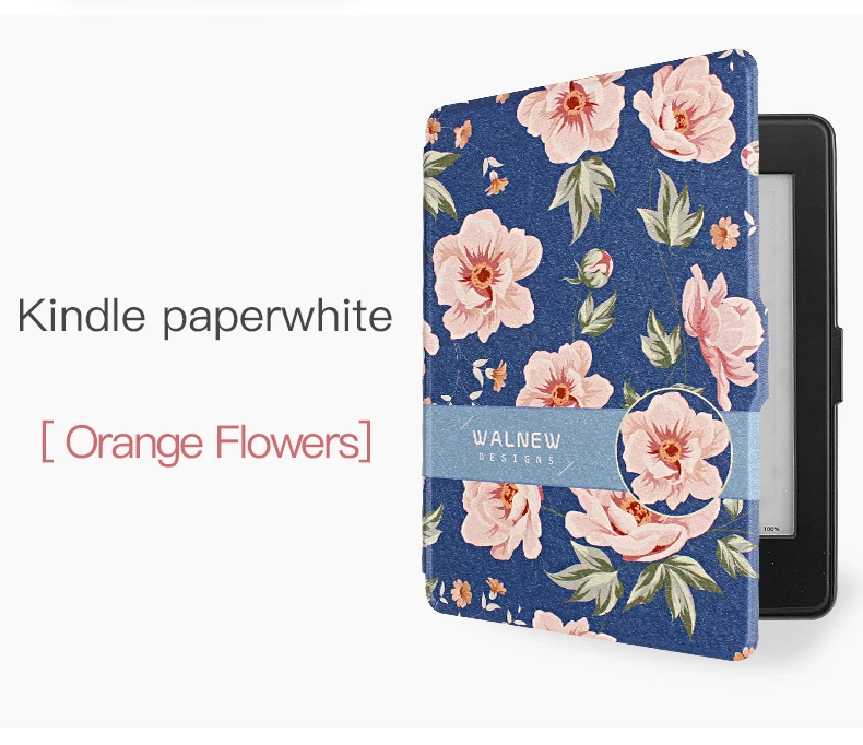 WALNEW тонкий из искусственной кожи чехол для Amazon Kindle Paperwhite Обложка 1 2 3 2012 2013 Smart 6 дюймов электронная книга Автоматический Режим сна/пробуждения