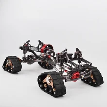 4 шт. 1/10 RC алюминиевый сплав гусеницы колеса сандмобиль преобразования снег шины для SCX10 осевой масштаб ось и Трейл Гусеничный