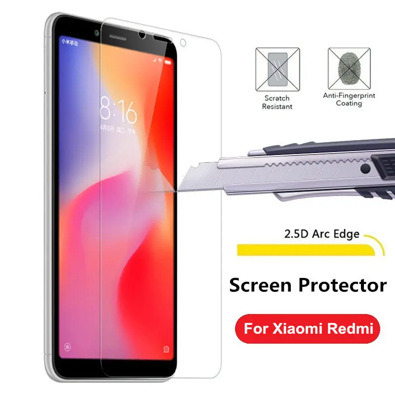 Закаленное стекло для Xiaomi redmi 6 6A 7 7A 5 plus Redmi Note 4 4X 5A Pro 3 ГБ глобальная защита экрана