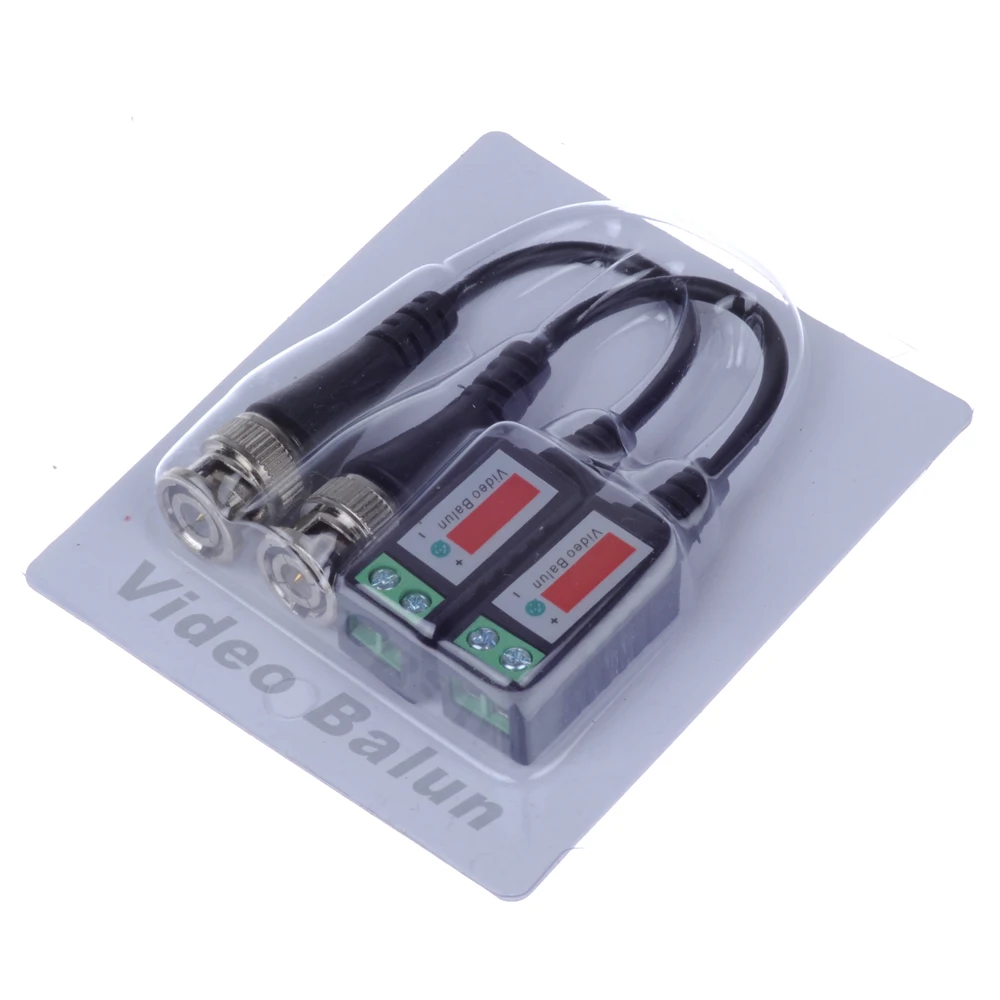 Пассивные приемопередатчики витые 200 шт. (100 пар) BNC CCTV UTP Balun Cat5 радиус действия до