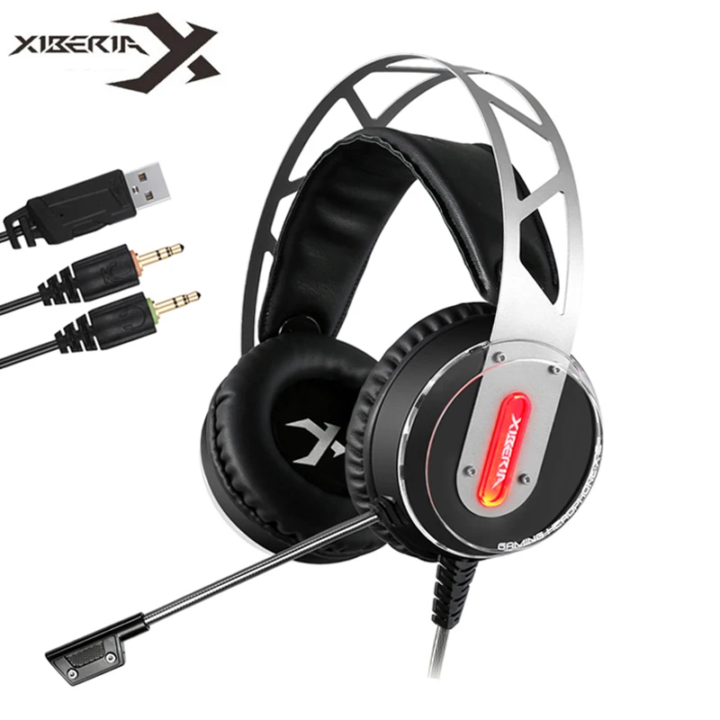 Наушники для компьютерных игр XIBERIA X12 лучшая повязка на голову игровая