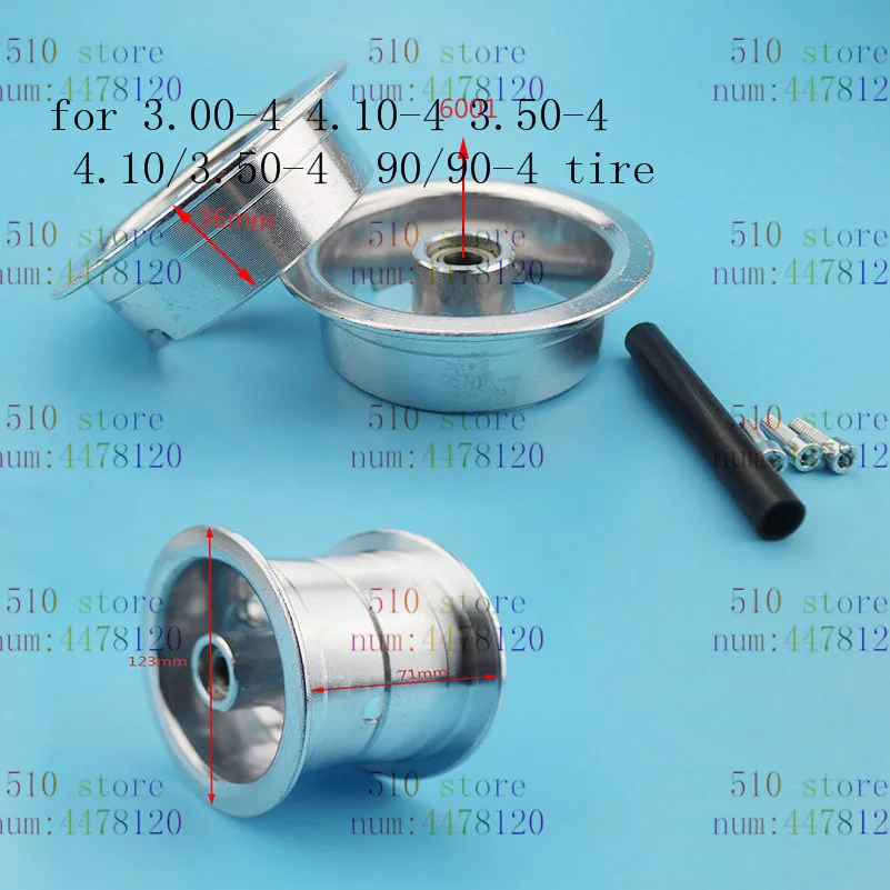 9 дюймов спереди/сзади ступицы колеса для коляске электрический самокат шин 9X3.50-4