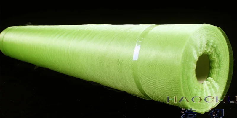 HAOCHU 50 м X 150 см белая свадебная органза тюль рулон для DIY вечерние фон со стулом Пояса Лук десертный стол пеленки бегуны год - Цвет: light green