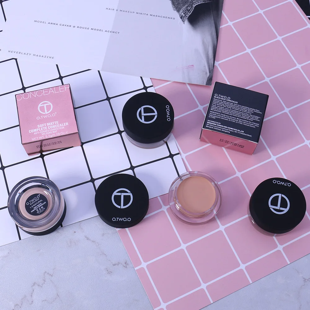 O.TWO.O Face Concealer Cream Makeup Primer Cover Pore Wrinkle Foundation Base Eyes Make Up Oil-Control Long Lasting | Красота и