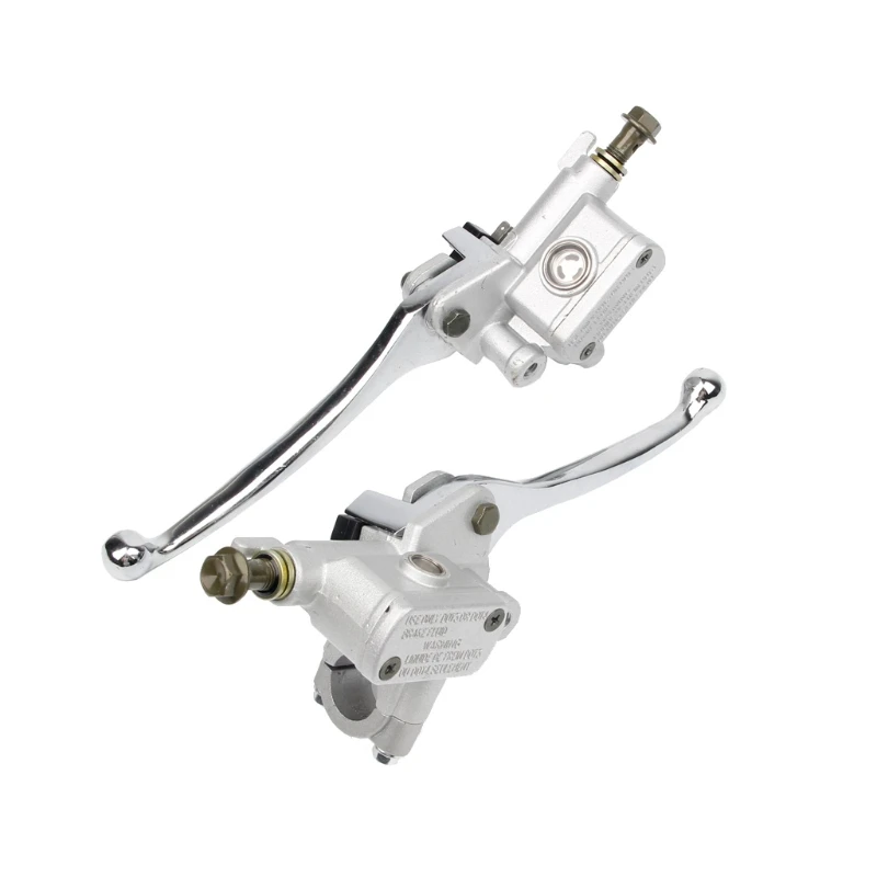 1 Pair Motorcycle Hydraulic Brake Master Cylinder Clutch Lever Right Left Hand |