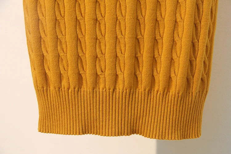 Korean Wool Sweater Vest Spring Autumn Women V-Neck Knitted Female Casual Tank tops Tees Sleeveless Twist Knit Pullovers | Женская