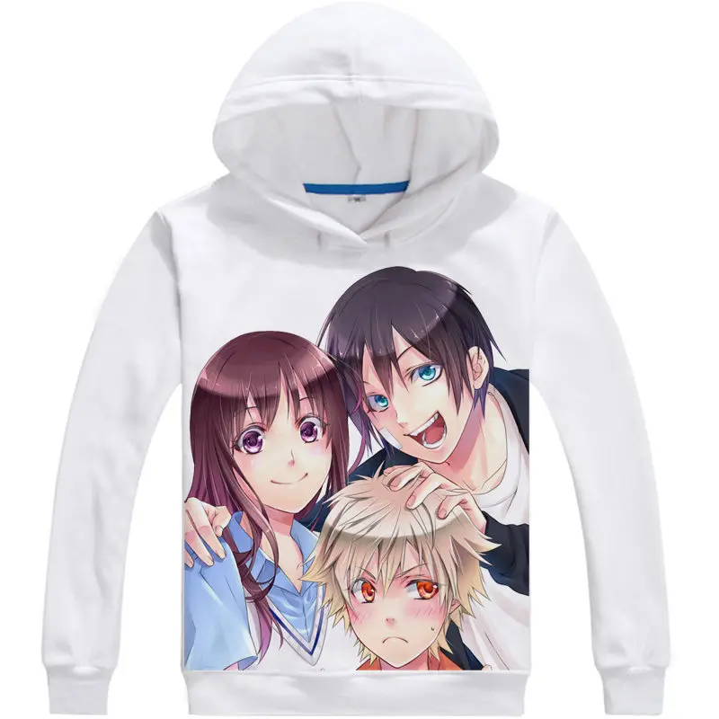 Толстовка Noragami Aragoto Stray God аниме юкин косплей белые толстовки милые свитшоты