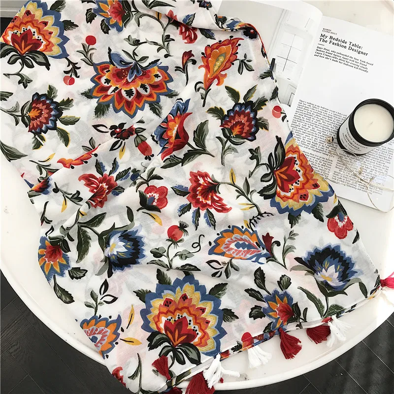 2019 новый весенне летний шарф с модным принтом саржевого шелка шаль всесезонный