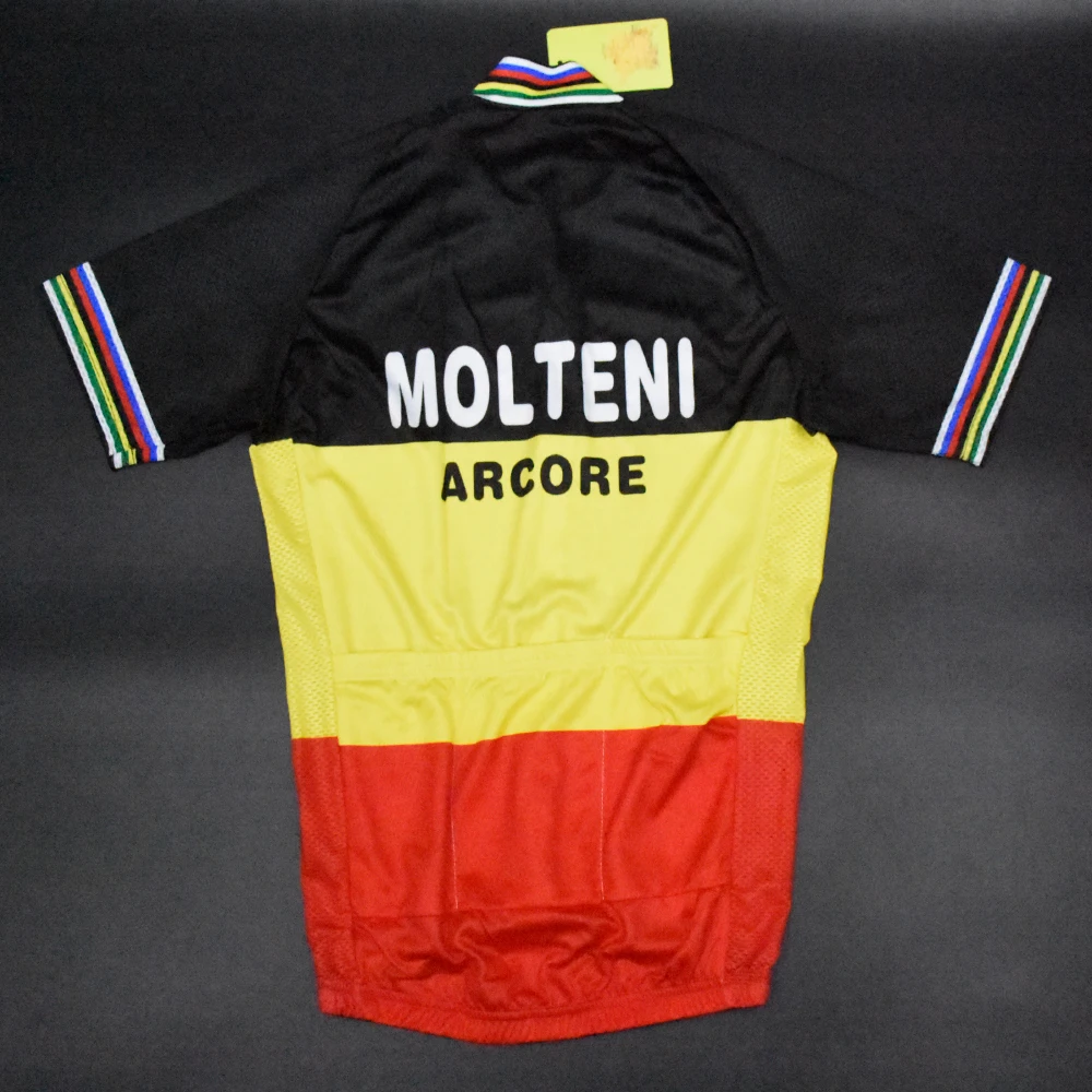 Тур де Испания Go Pro Man MOLTENI Велоспорт Джерси с коротким рукавом набор Триатлон Mtb нагрудник шорты 9D гель Pad Road ropa ciclismo hombre