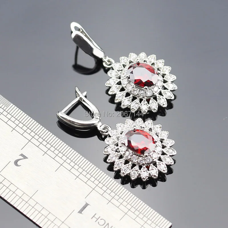 Набор украшений для женщин логотип 925 серебряный цвет