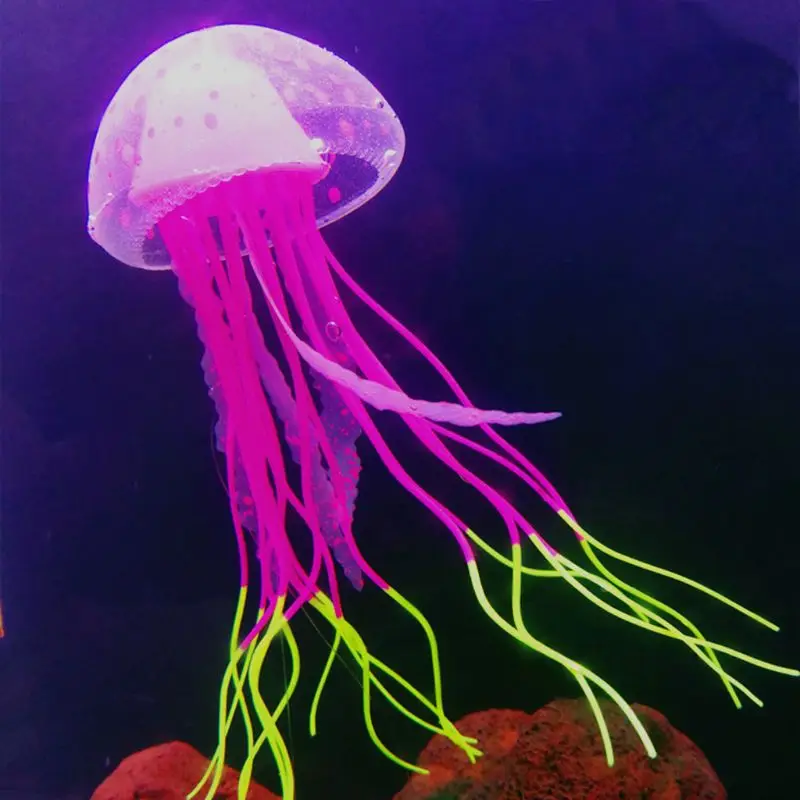 Аквариум Люминесцентная Медузы Fish Tank украшения Подлинные моделирование труба