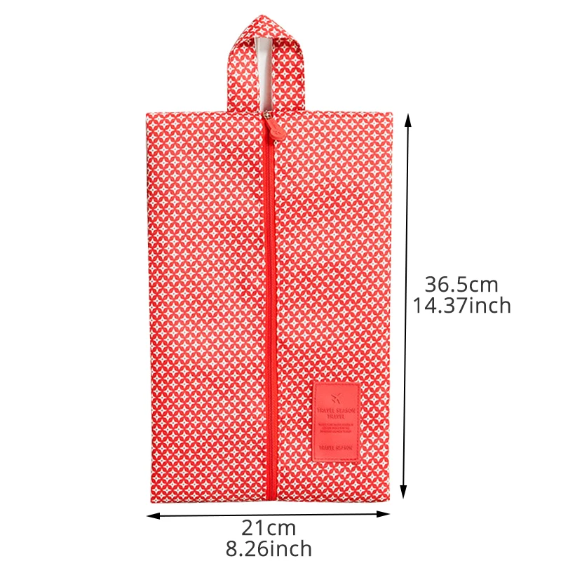 Водонепроницаемая сумка для обуви дорожные сумки хранения переносная на молнии