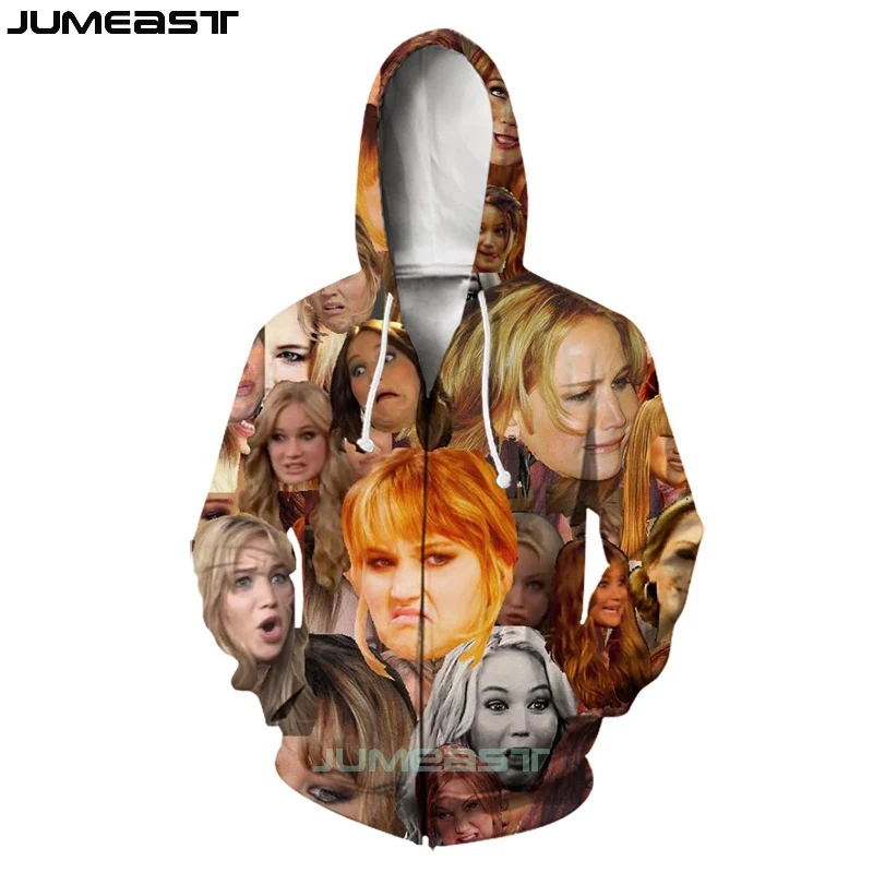 Бренд Jumeast мужская и женская куртка с длинным рукавом 3D принтом спортивный