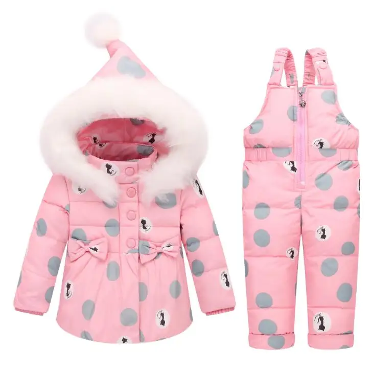 Детский зимний ветрозащитный комбинезон на утином пуху | Мать и ребенок