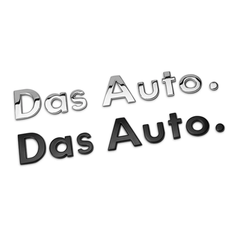 Автомобильный значок Das с отдельными буквами хромированная металлическая