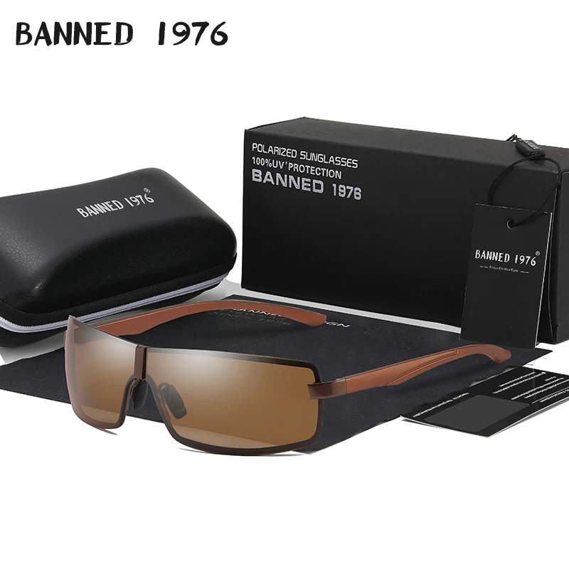 Очки солнцезащитные Мужские поляризационные для вождения модные зеркальные