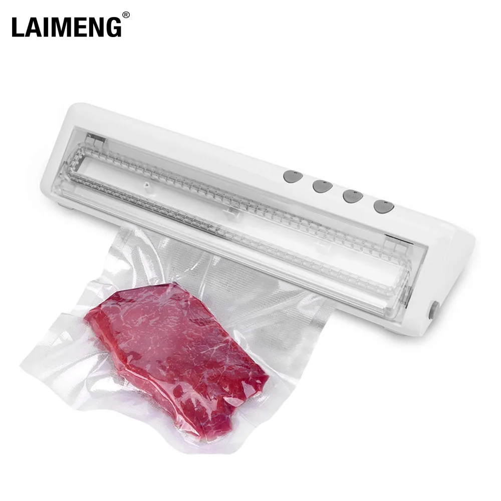 LAIMENG Вакуумный пищевой упаковщик Sous Vide вакуумные пакеты для еды вакуумная