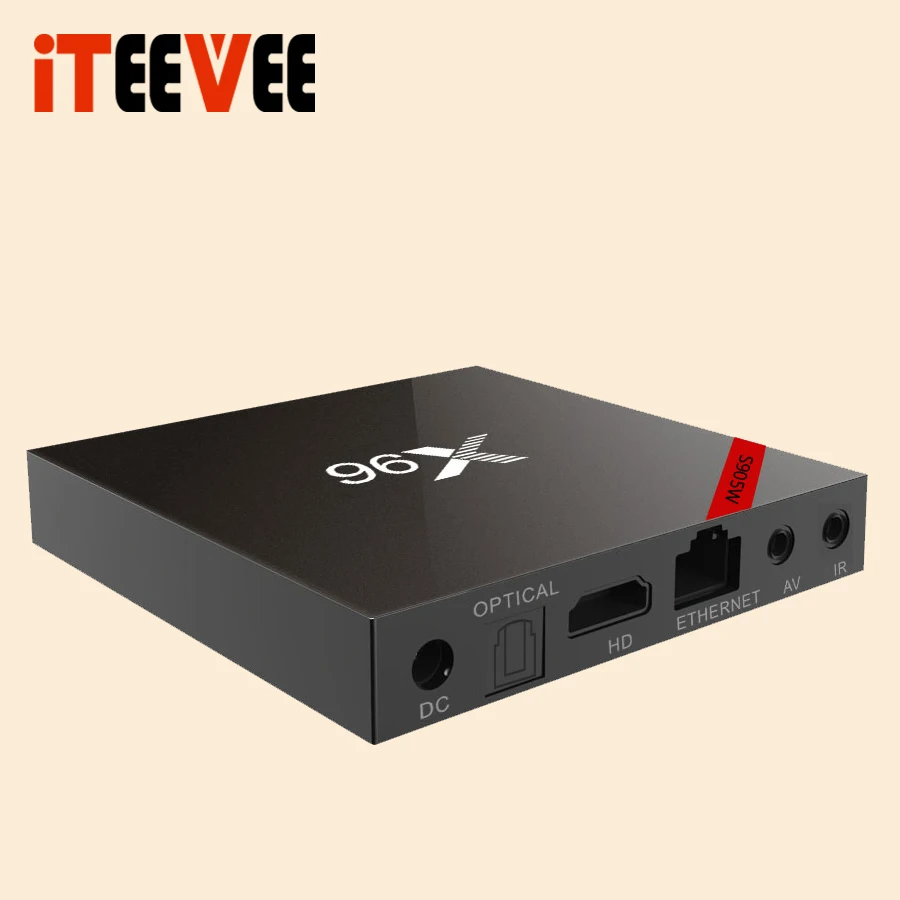 Смарт ТВ приставка X96W Android 7 1 Amlogic S905W Четырехъядерный 4K HD WiFi 2 4 ГГц TV x96 mini blueth 0 50