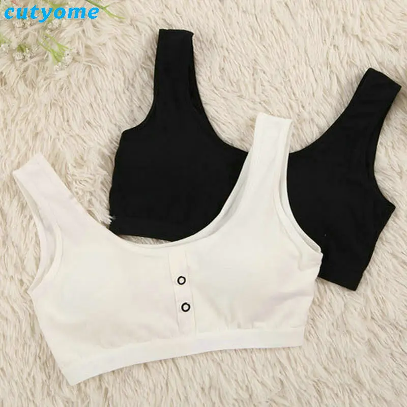 10 шт./лот Обувь для девочек Бюстгальтеры женщин дети хлопок подростков