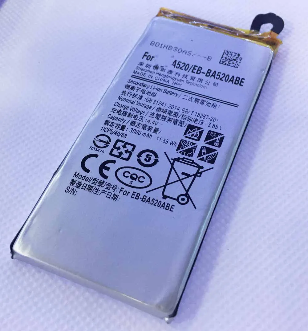 Аккумулятор hyf для Samsung A520 A5 (2017) EB BA520ABE 3000 мАч|battery for samsung|battery forbattery samsung a5 |