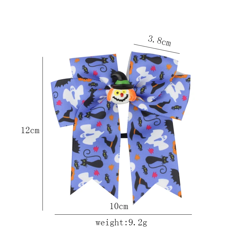 Elastic Hair Bands Fashion Cute Printed Bow High Quality Baby Headwear for Girls Grosgrain Rope Ponytail Holder Accessories | Детская