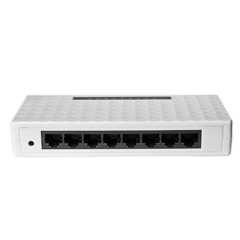 Высокая производительность сети Ethernet Smart коммутатор Gigabit 8 Порты и разъёмы