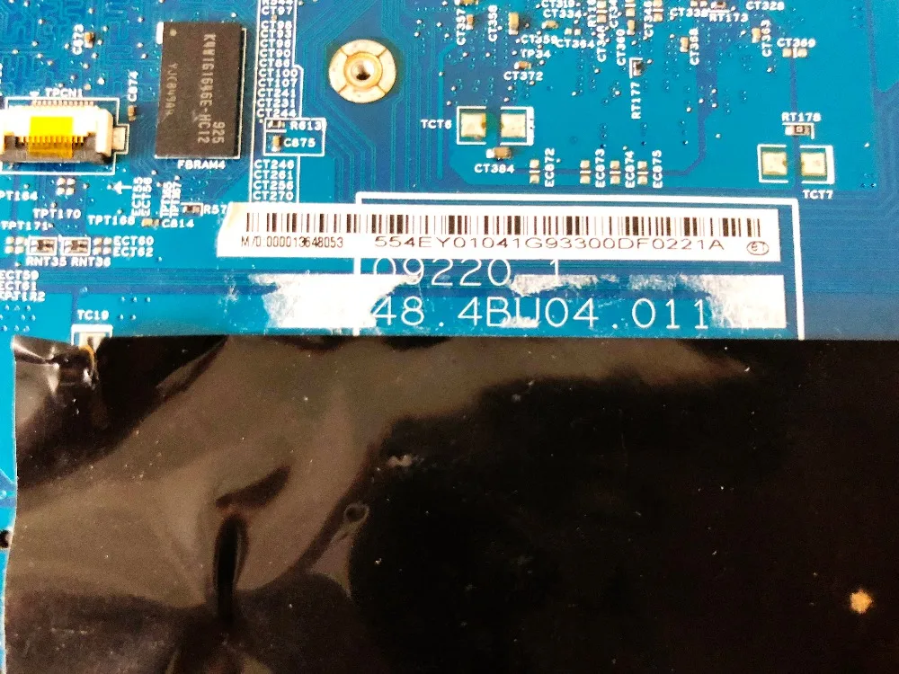 Оригинальная материнская плата для ноутбука ACER TJ65 09220-1 48 4bu04. 011 протестирована